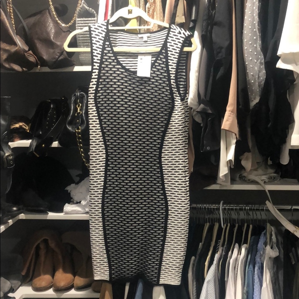 Intermix contrast panel dress